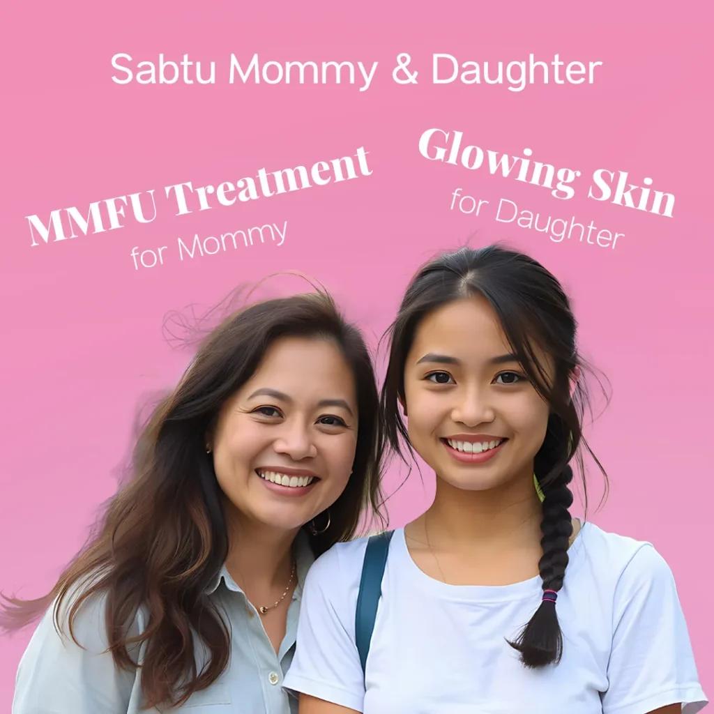 Poster promo sample sabtu mommy daughter Kontura Aesthetic Clinic